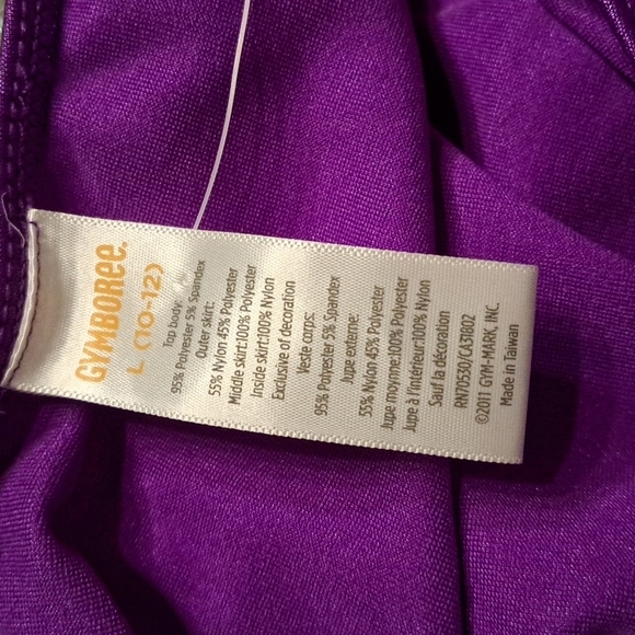 Gymboree fairy costume, has triange tear in the fabric, size 10/12 - Picture 4 of 5